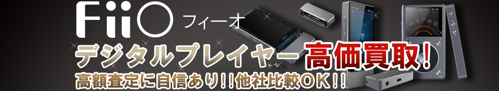 Fiio(フィーオ) デジタルオーディオ買取一覧