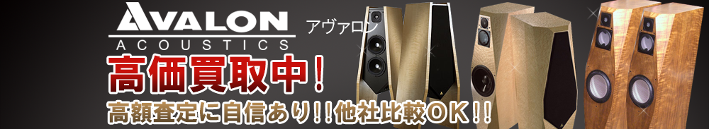 AVALON(アヴァロン)の高価買取 オーディオ高額査定